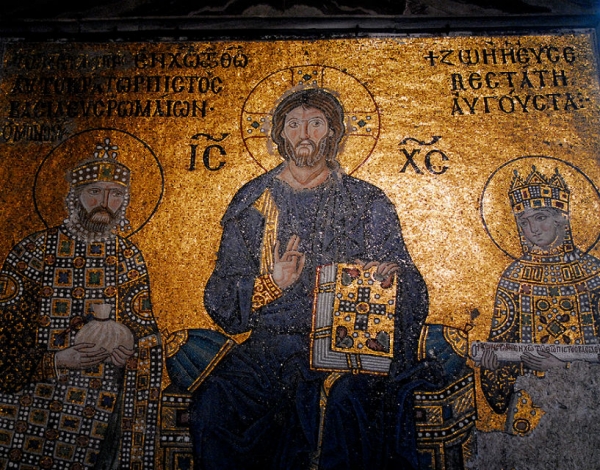 Мозаика в соборе Святой Софии